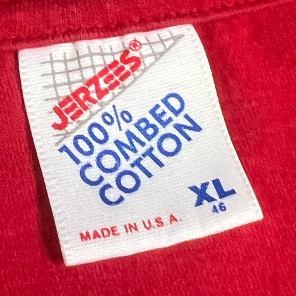 Vintage Golden Gate Bridge San Francisco Red Graphic T-Shirt Jerzees XL - Picture 9 of 10